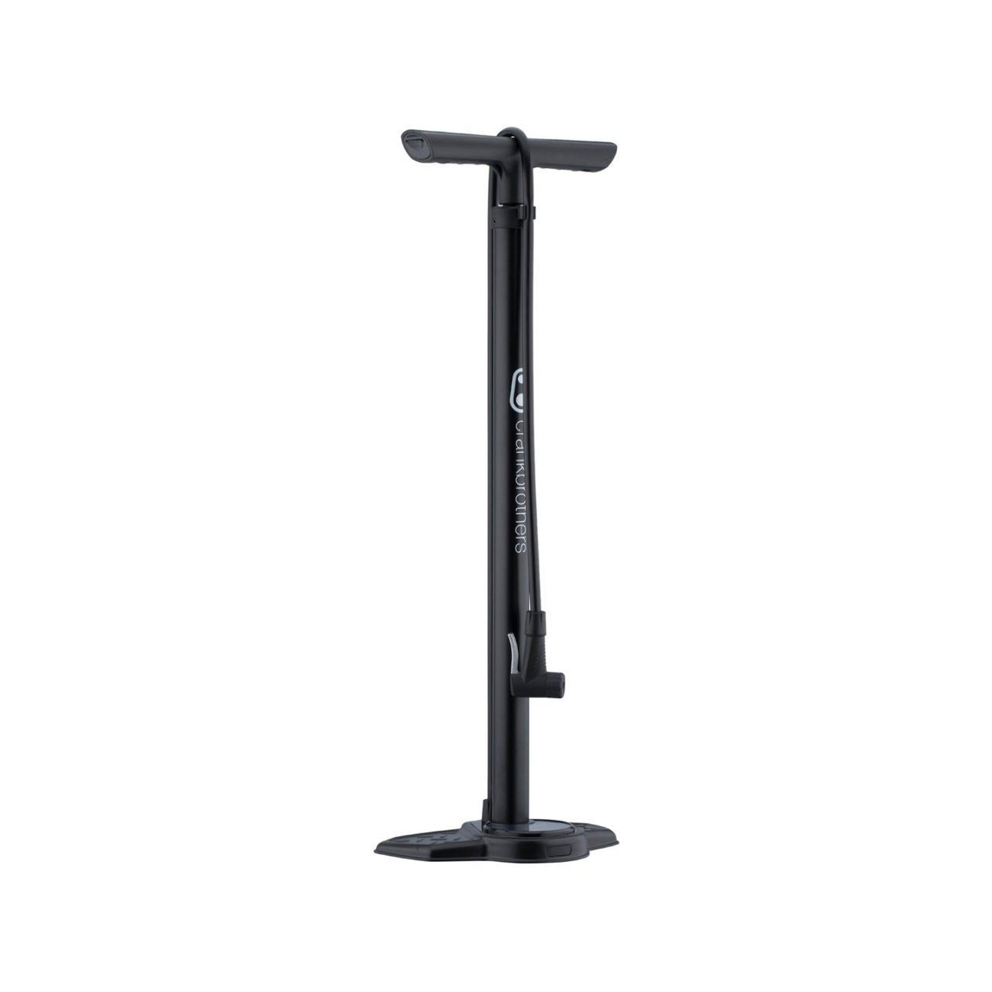Crank Brothers Sapphire Standpumpe – Max. 160 Psi / 11 Bar, Mit Analog-Manometer, Presta/Schrader-Kopf, Stahlfuß, 5 Jahre Garantie