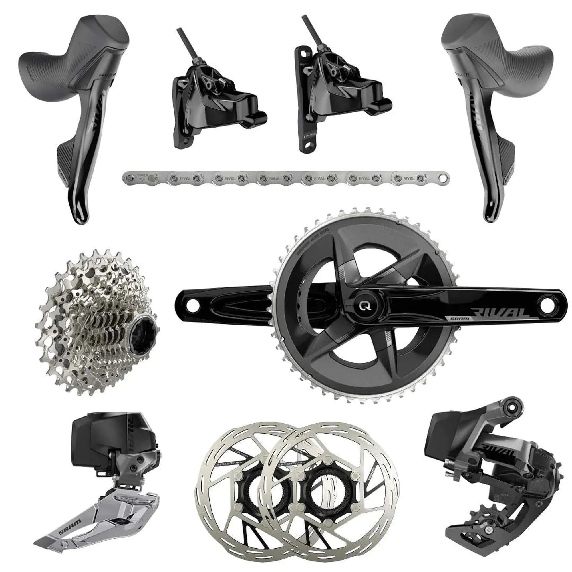 SRAM Rival AXS 12 Speed Group Set - Disc – Racer Sportif SRAM Rival AXS 12 Speed Group Set - Disc – Racer Sportif