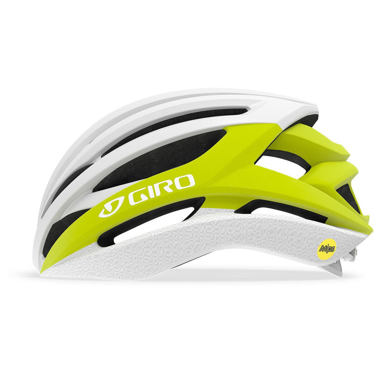 Giro Syntax MIPS Road Helmet Citron White