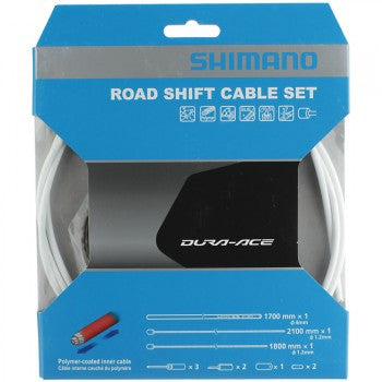 Shimano Road Shift Cable Set - White - Racer Sportif