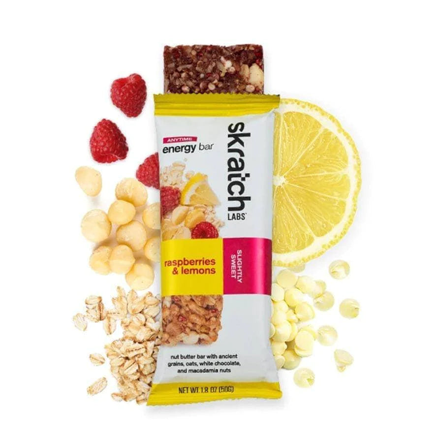Skratch Labs Anytime Energy Bar - Raspberries and Lemons