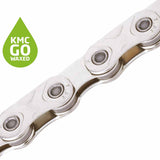 KMC X Flat Waxed Chain 12/13 Speed Silver