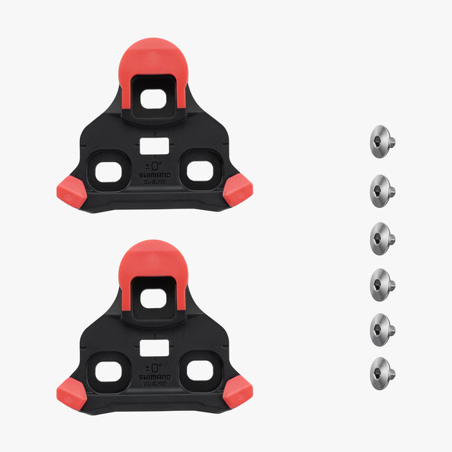 Shimano CL-SL100 SPD-SLR Cleat Set - 0° Float Red
