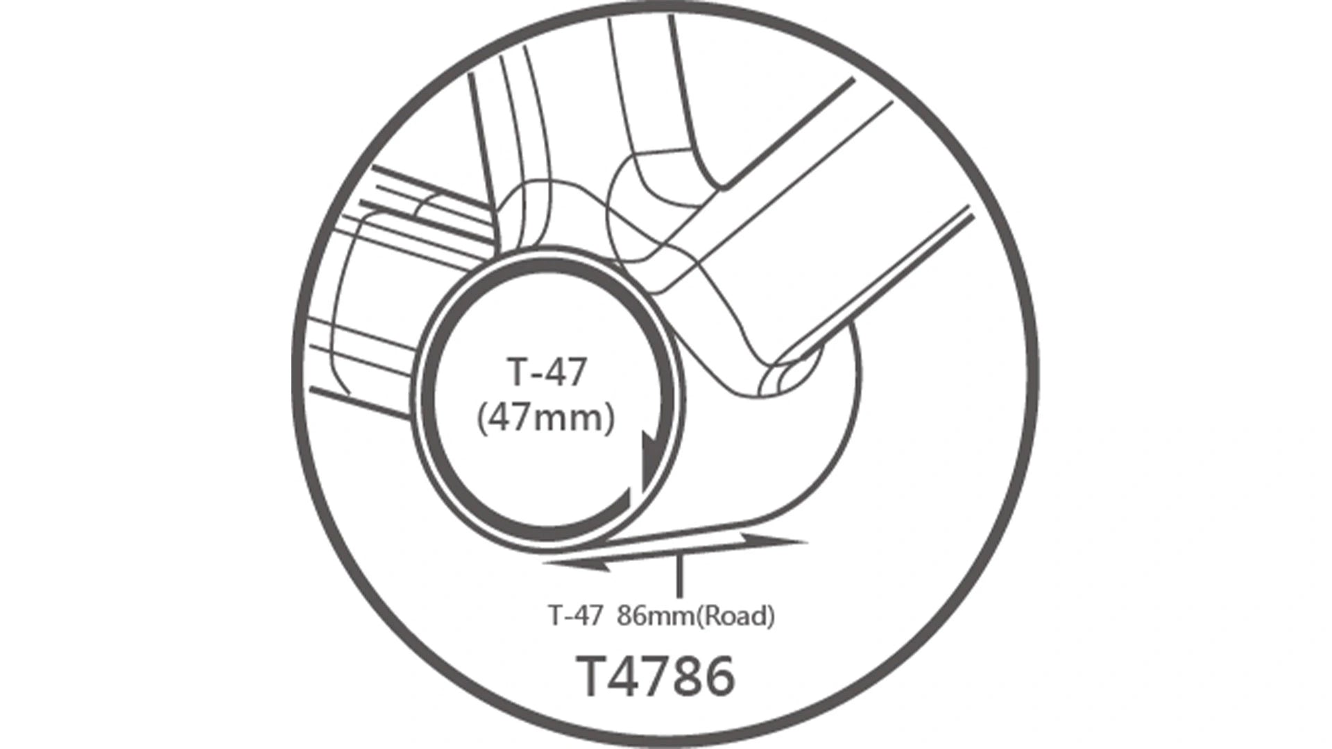 Tripeak Jetstream Pro Uni-Core T47 86mm Ceramic Bottom bracket