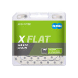 KMC X Flat Waxed Chain 12/13 Speed Silver