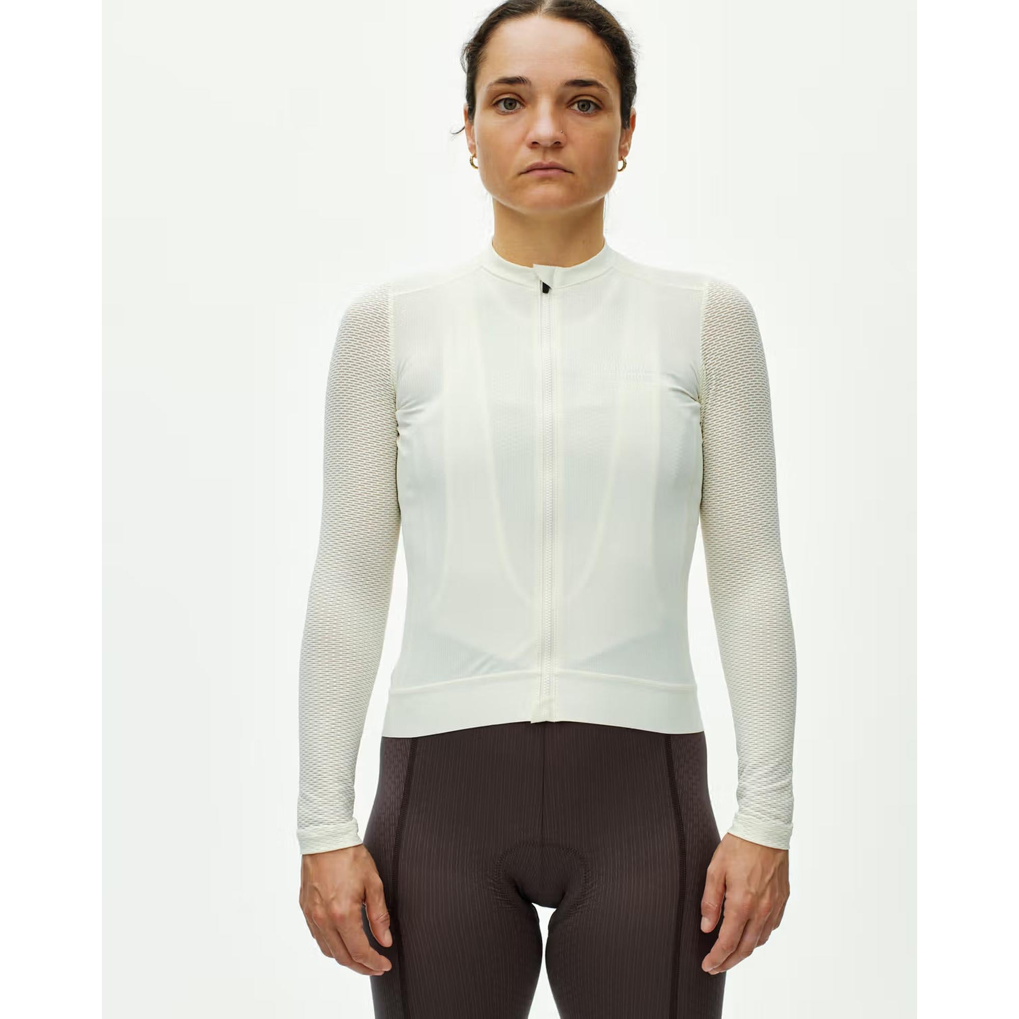 Pas Normal Studios Women's Essential Light Long Sleeve Jersey Off White