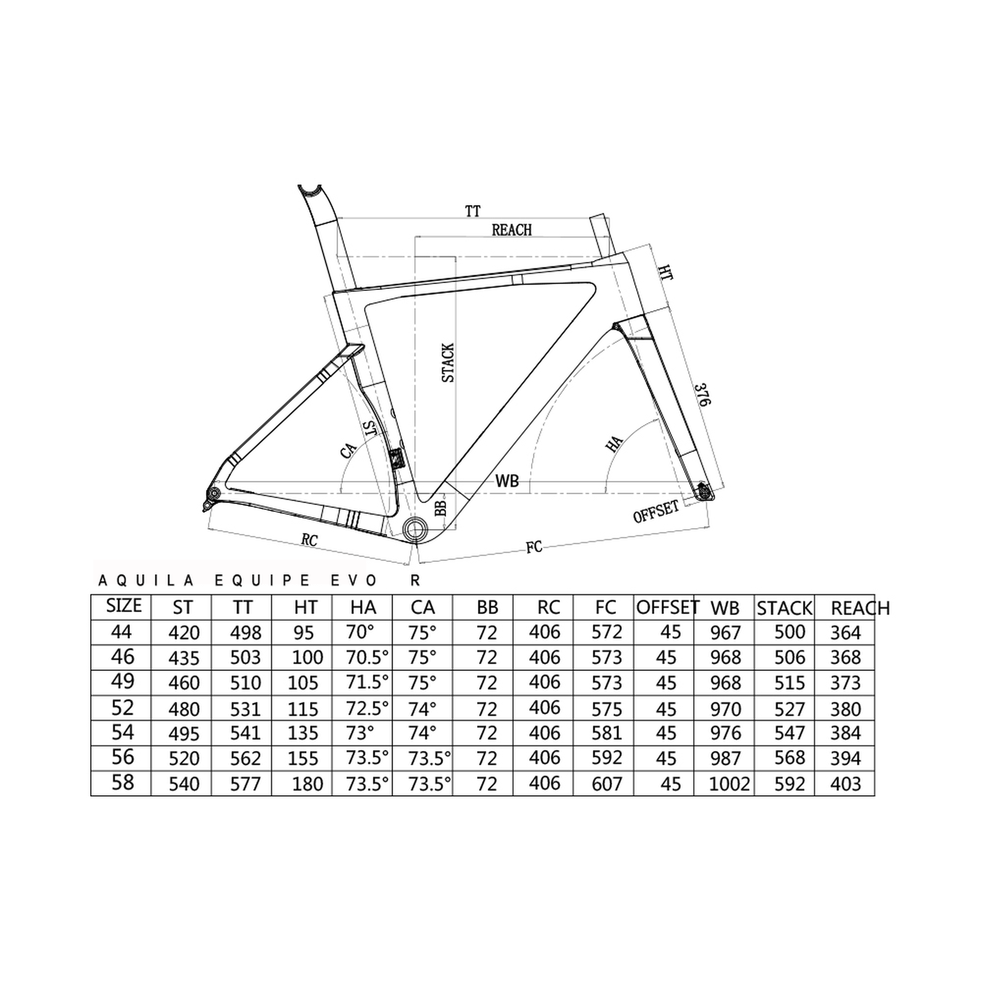 Aquila Equipe EVO 2.0 R7170 Di2 Road Bike