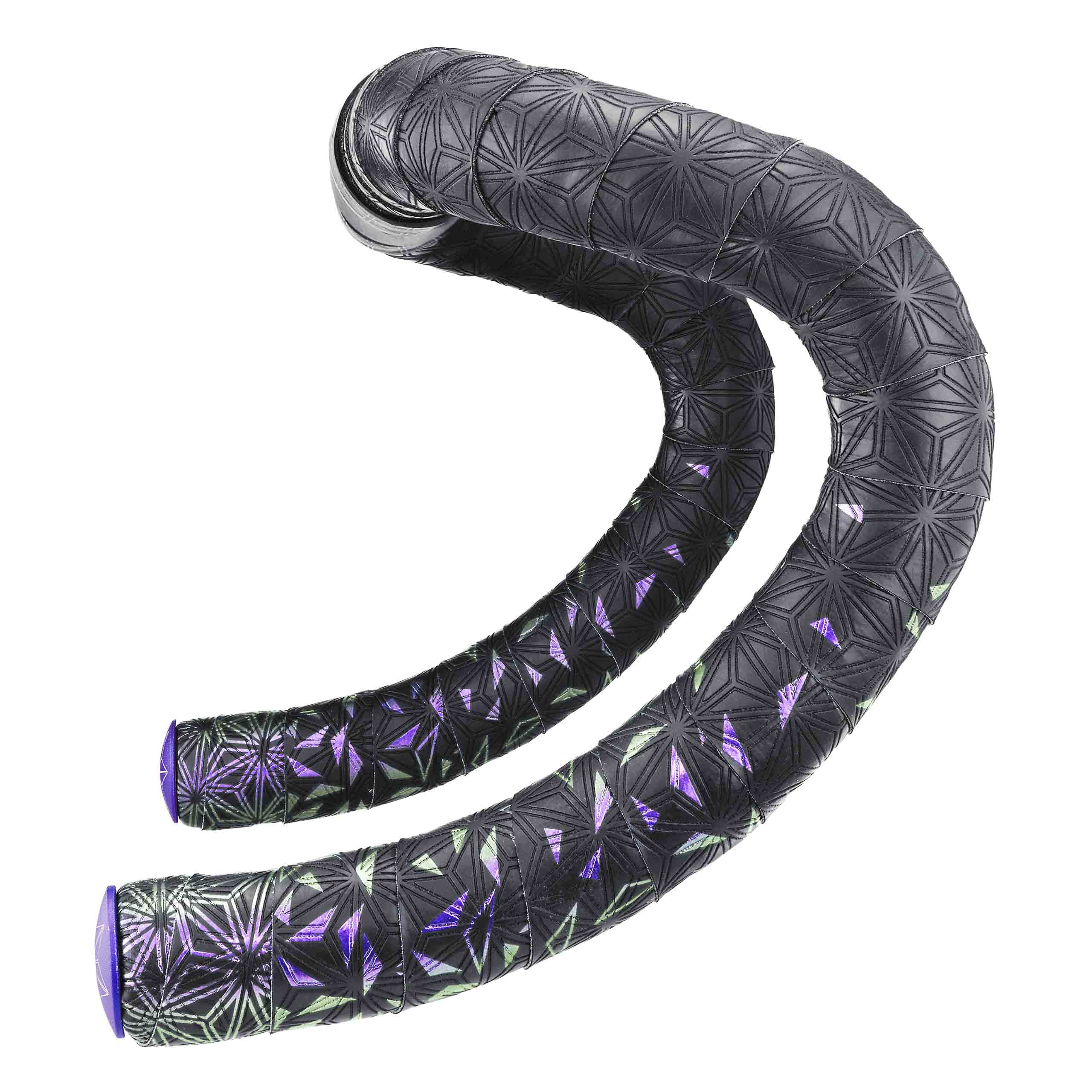 Supacaz Super Sticky Kush Star Fade Handlebar Tape Purple Refractor