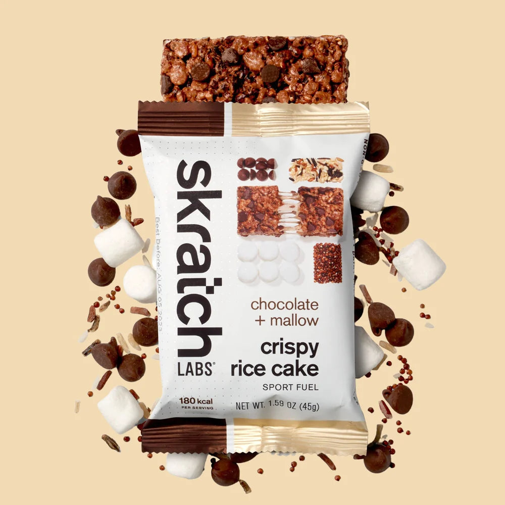 Skratch Labs Sport Crispy Rice Cake - Chocolate + Mallow