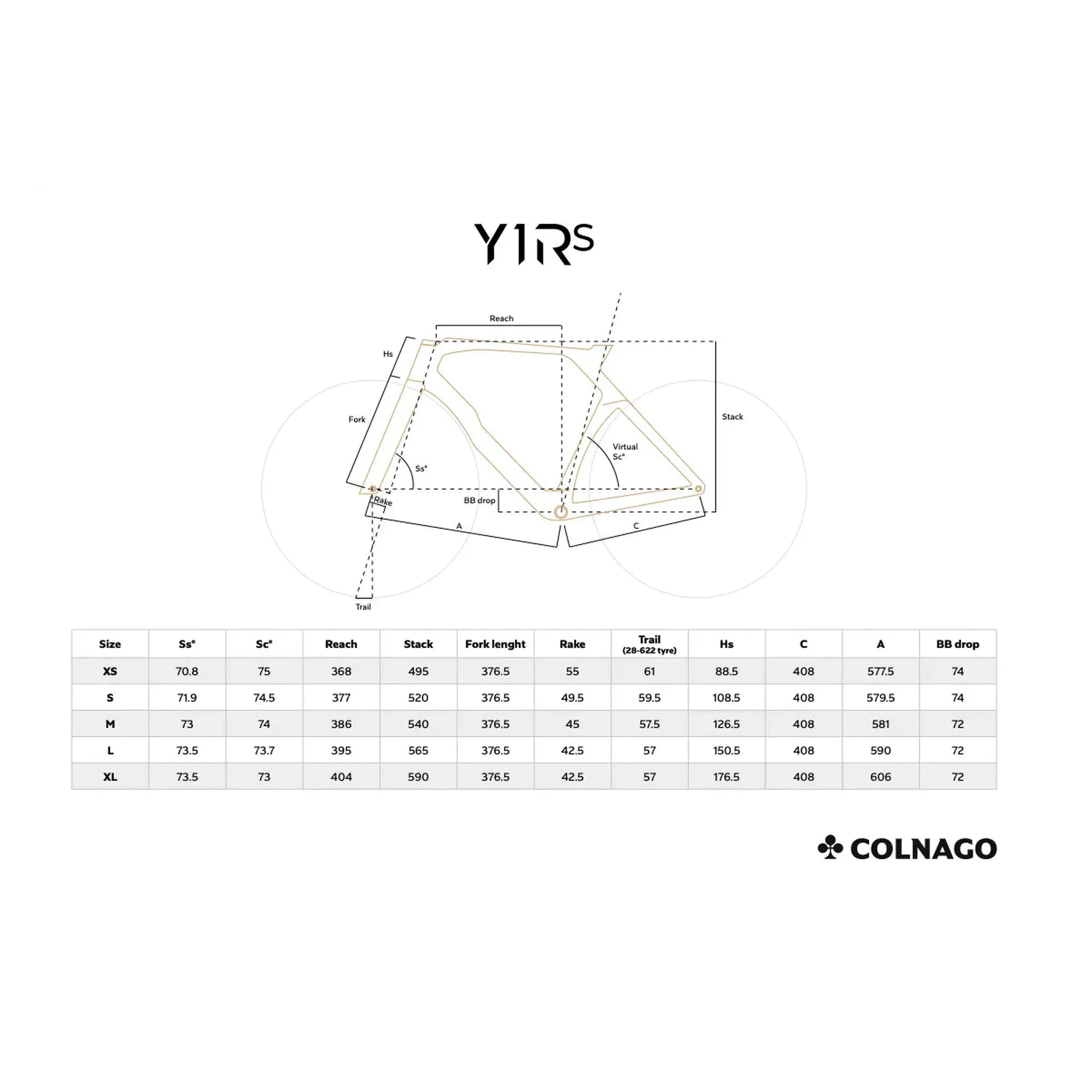 Colnago Y1RS Frameset