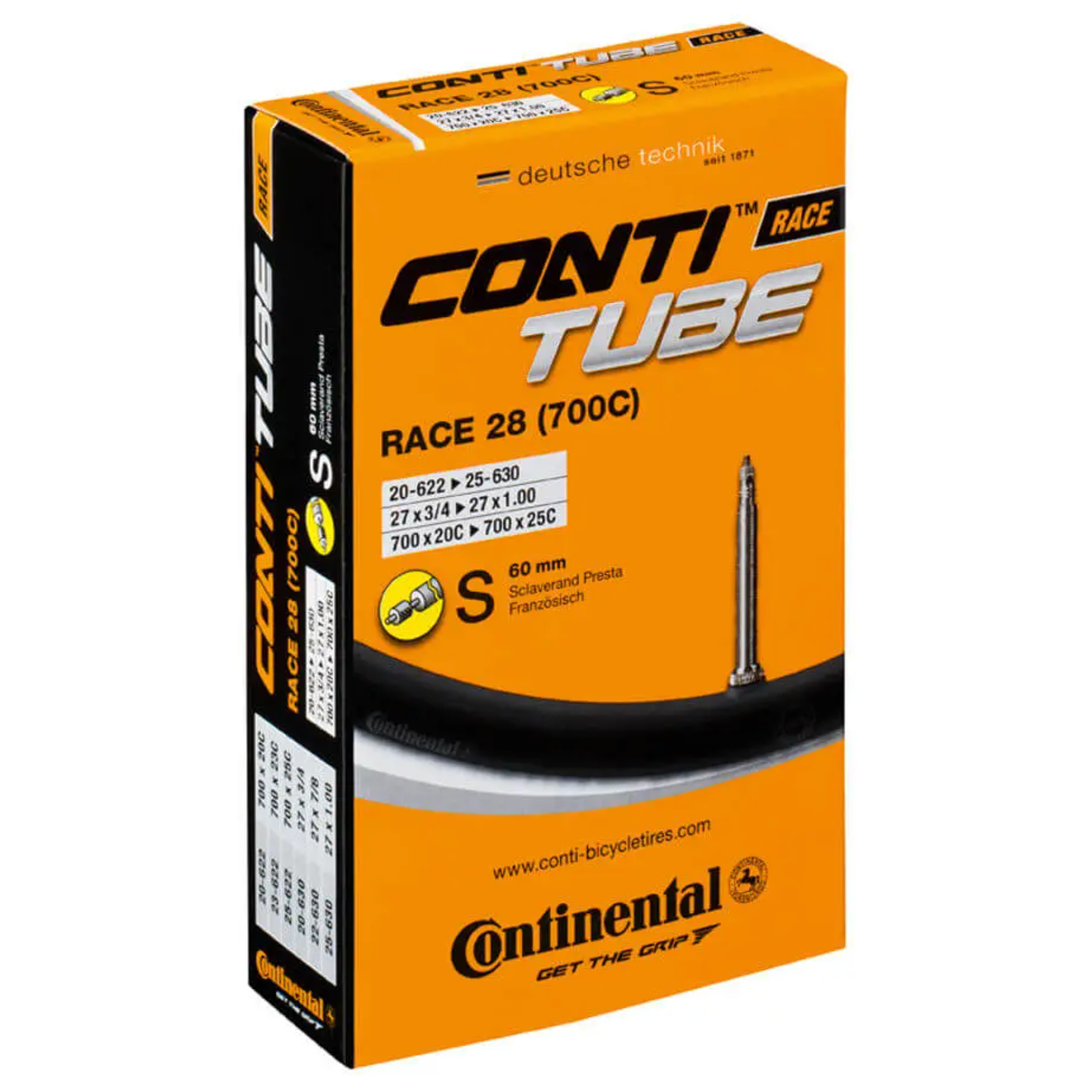 Continental Race 28 Inner Tube 700 x 20 -25