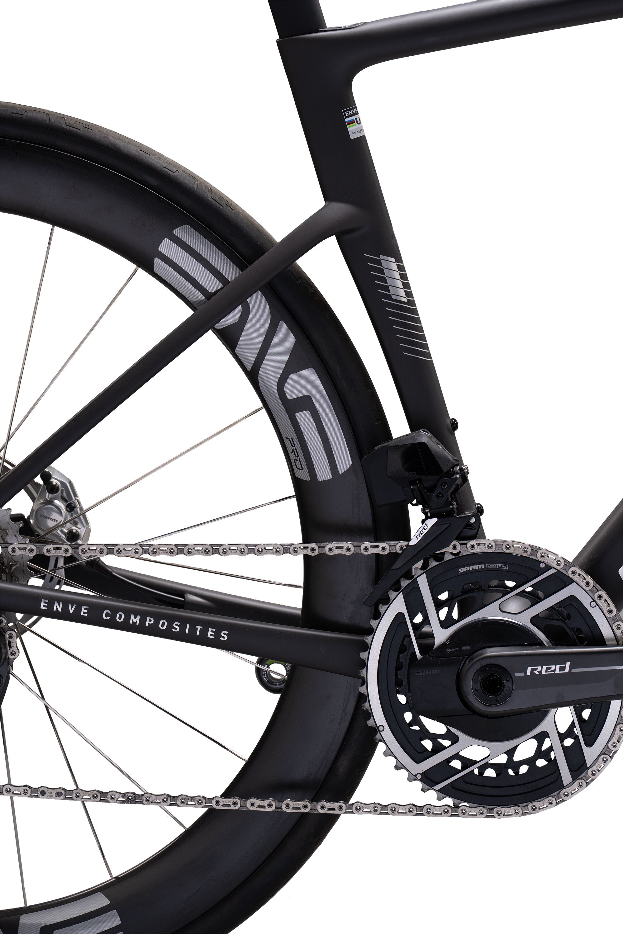 ENVE MELEE V2 ROAD BIKE, SRAM FORCE, SES WHEELS