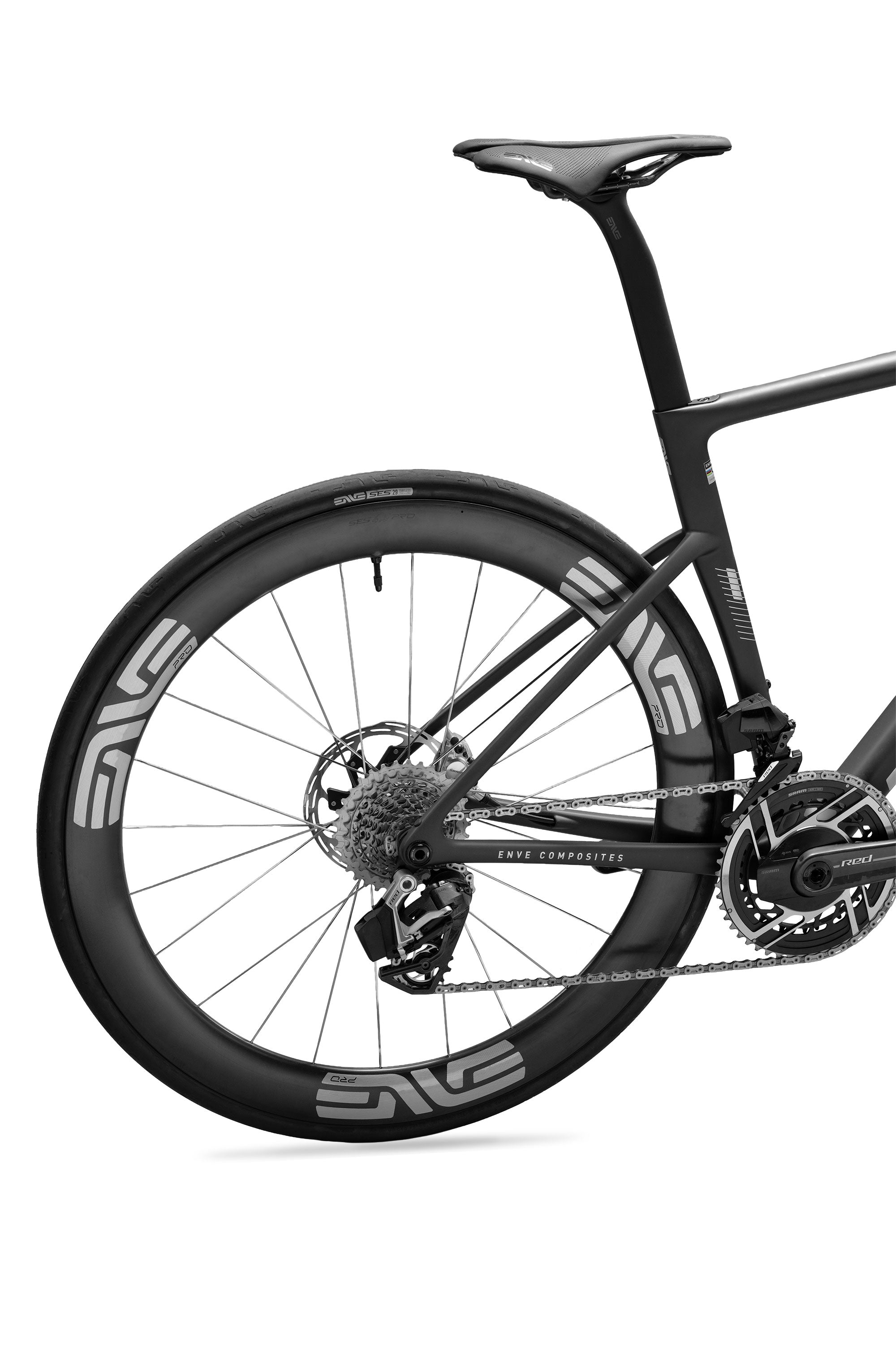 ENVE MELEE V2 ROAD BIKE, SRAM FORCE, SES WHEELS