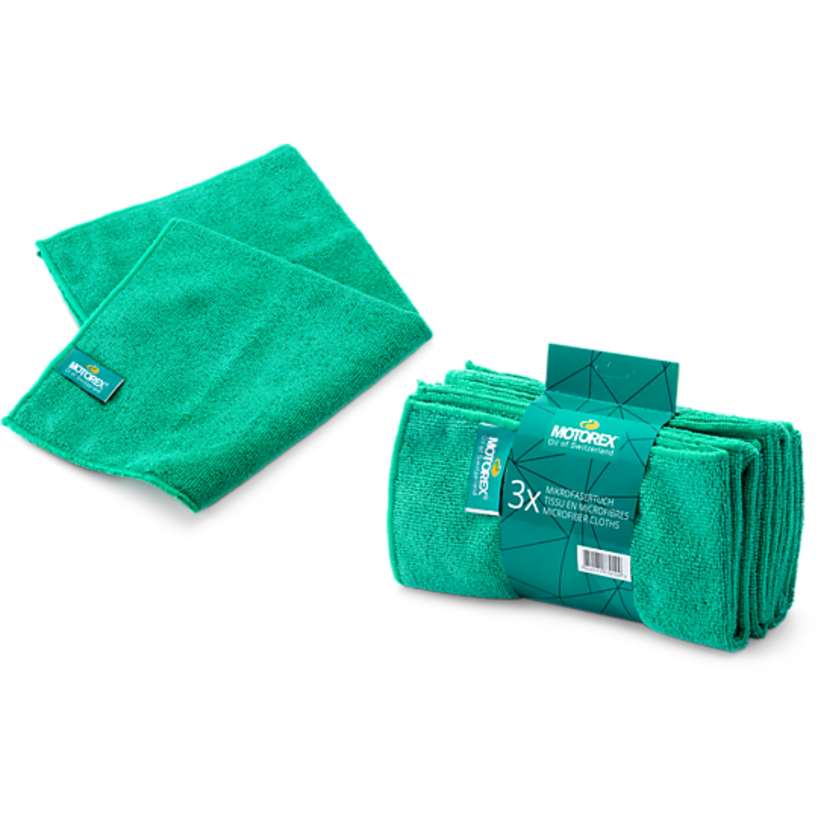 Motorex Microfiber Cloths - Set of 3