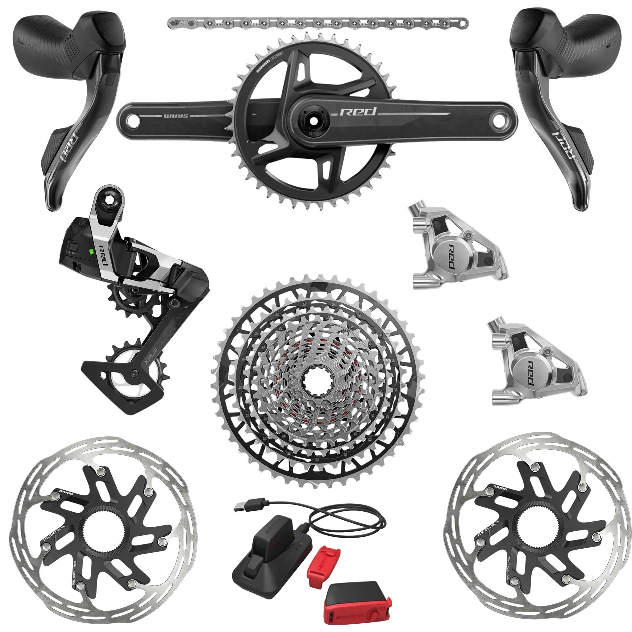 SRAM Red E1 XPLR AXS 13 Speed Groupset