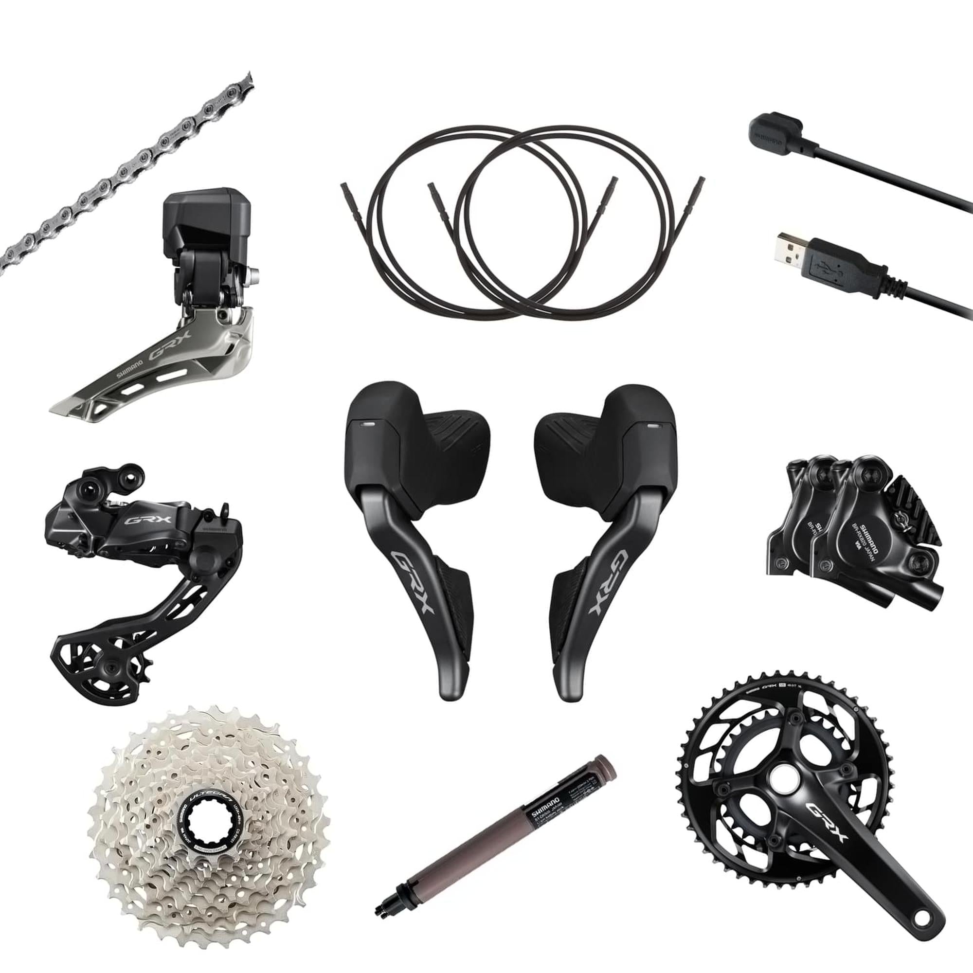 Shimano GRX RX825 Di2 12-Speed Groupset – Racer Sportif
