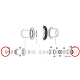 Mavic Kit Endcap RR RD ID360CL (12mm)