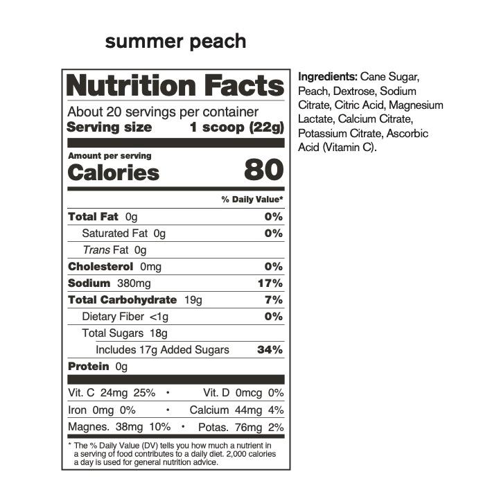 Skratch Labs Exercise Hydration Mix - Sumer Peach