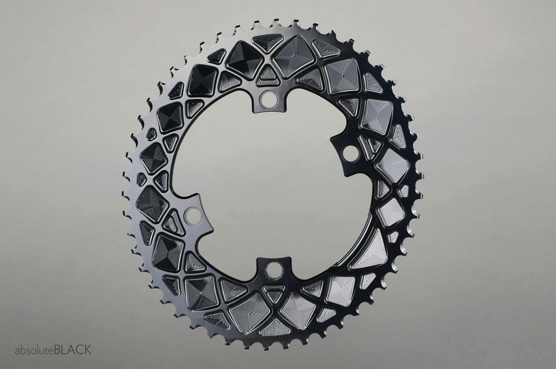 Absolute Black Oval Premium Chainring
