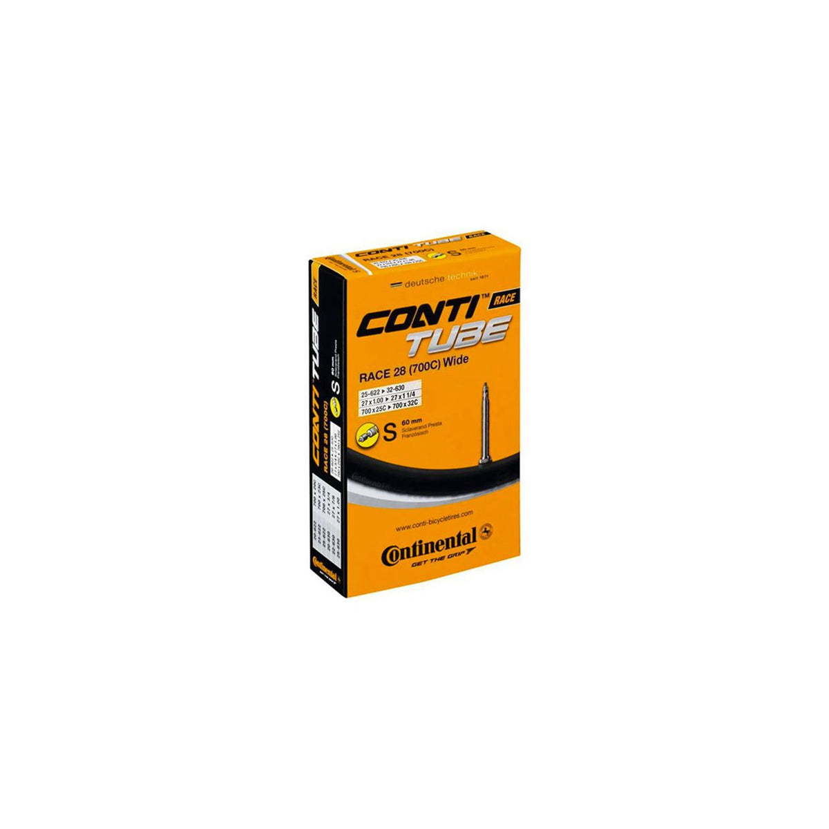 Continental Conti-Tube Race 28 700c X 25-32 Wide 60mm