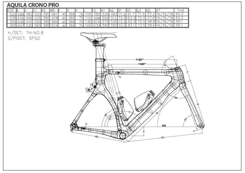 Aquila Crono Pro Road Bike